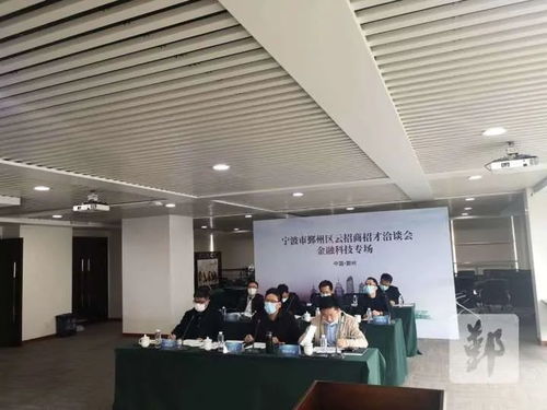 鄞州區(qū)成功舉辦云招商招才金融科技專場，科技信息咨詢服務(wù)成亮點